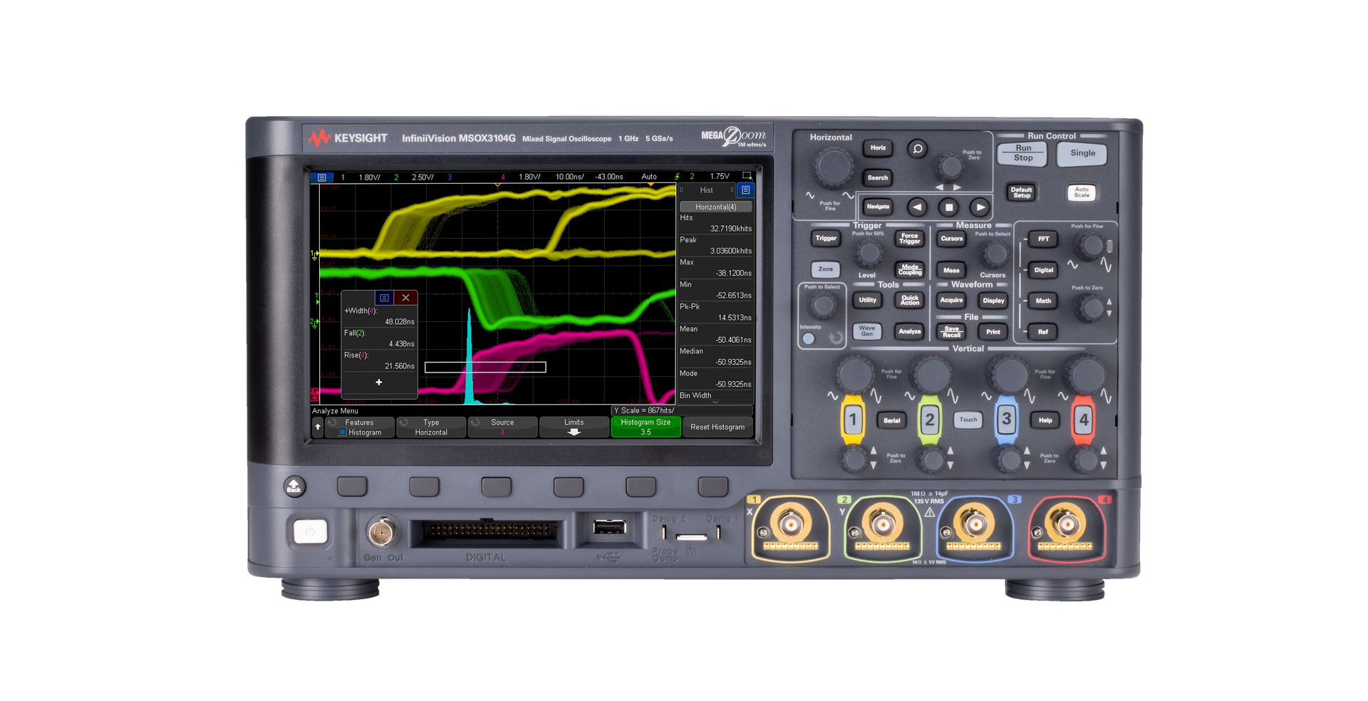 Keysight MSOX3102G 混合信號(hào)示波器