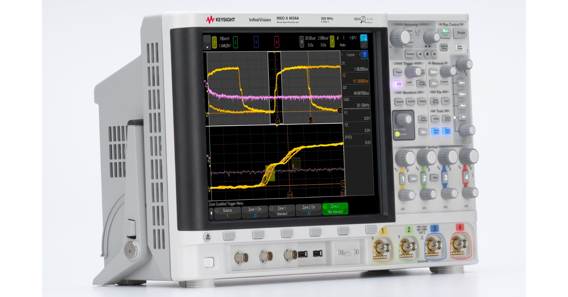 是德示波器 MSO4034A 數(shù)字示波器 350MHz帶寬 嵌入式調(diào)試專用