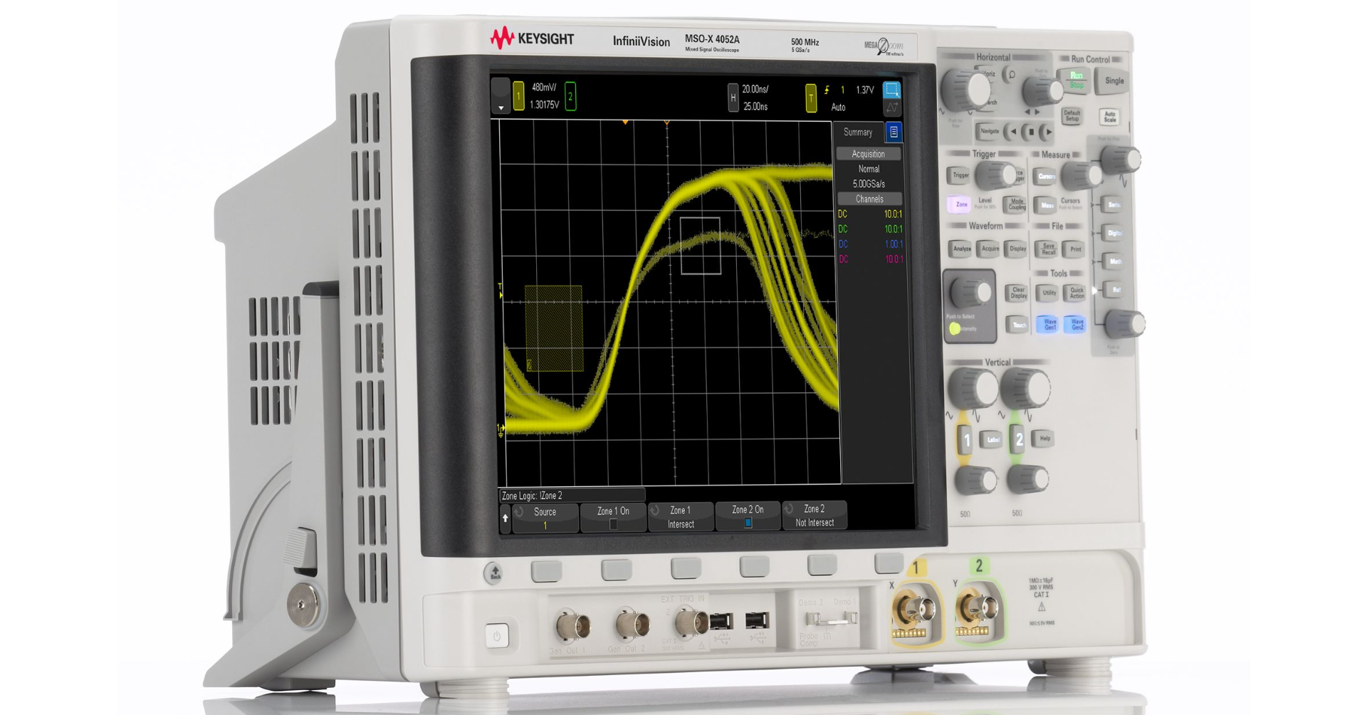 是德MSOX4052A數(shù)字示波器 500MHz帶寬 復(fù)雜信號分析專用